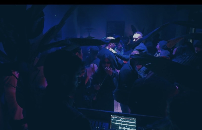 Momenti di una serata a Reviere Studio